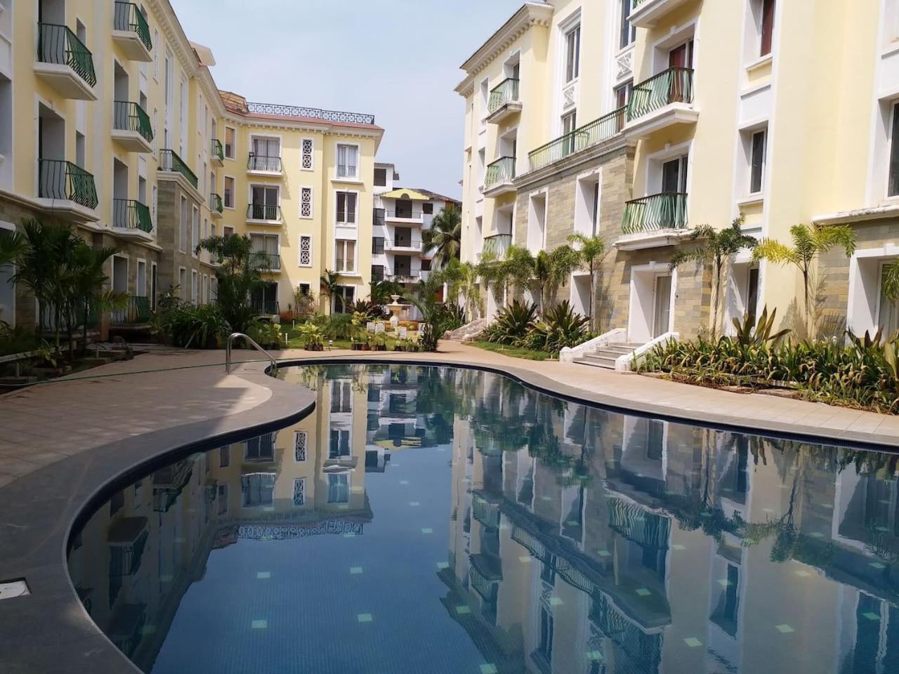 Areia De Goa, Comfort Stay Apartment Near Baga Beach Zewnętrze zdjęcie